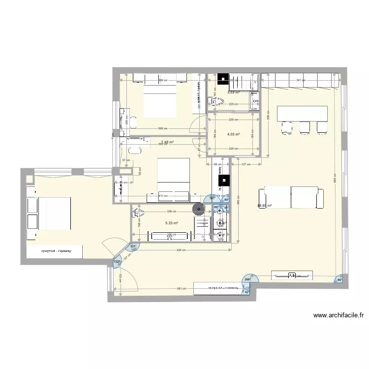 monica modesto la  212. Floor plan with 
