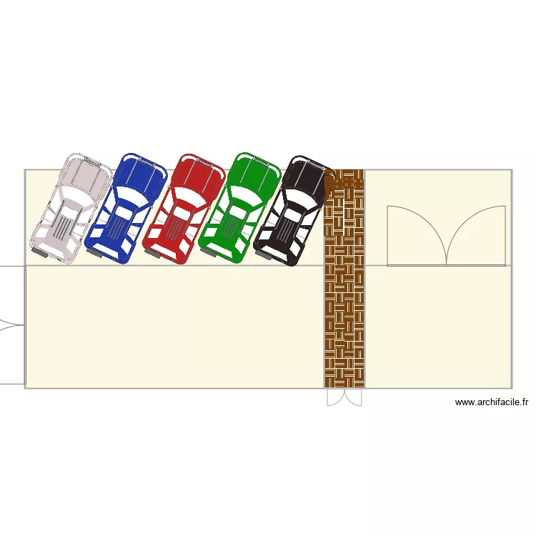 parking mirador2. Floor plan with 