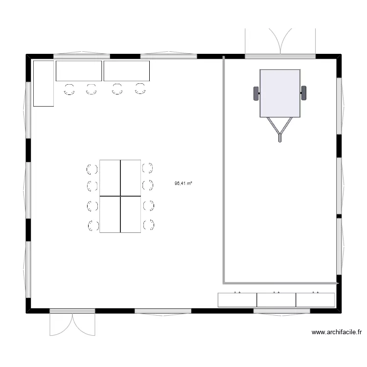 annexe. Floor plan with 