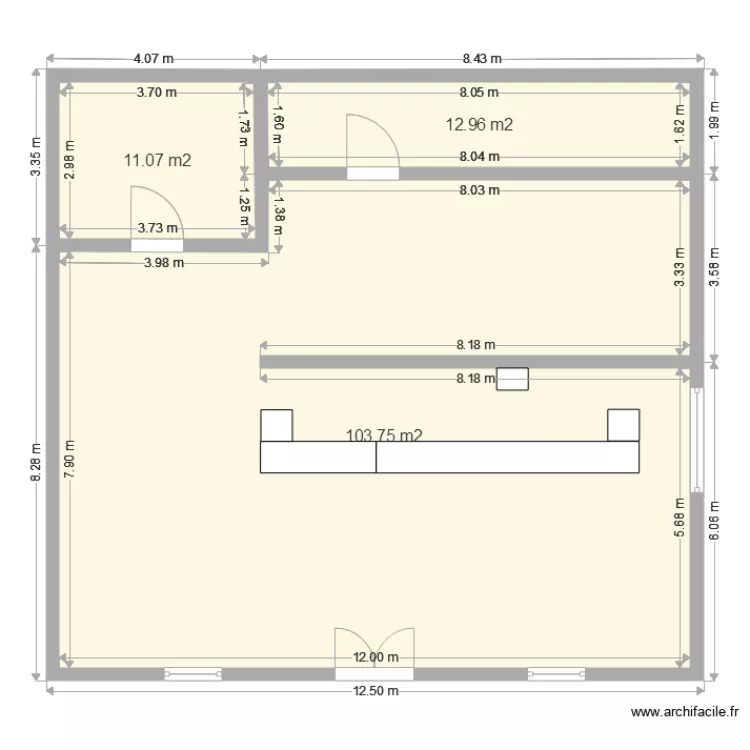 Plano55395. Floor plan with 