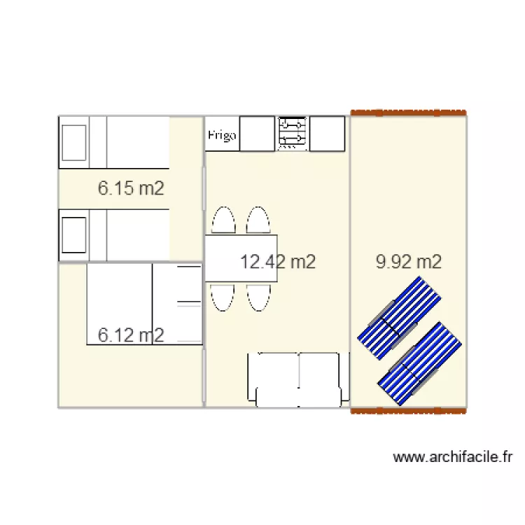 Tente Safari. Floor plan with Tente Safari. Floor plan with