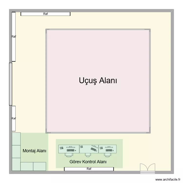 fff. Floor plan with 2  and 319 m²