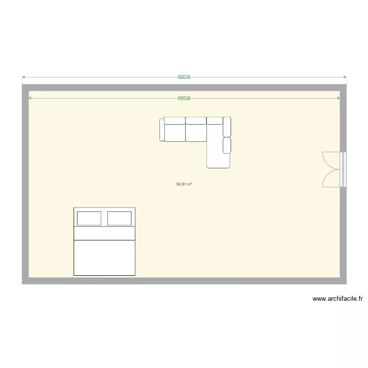 132465. Floor plan with 