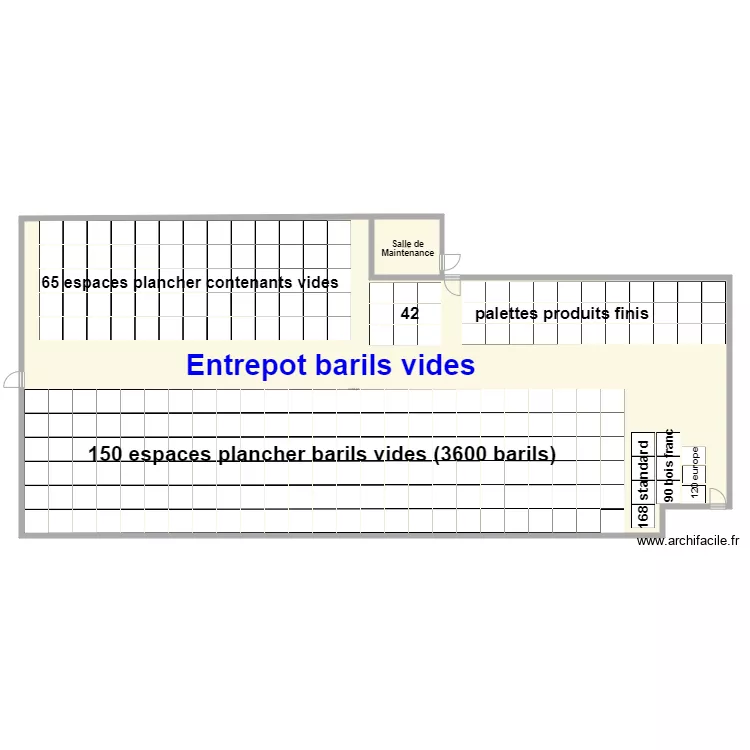 agrandisement 2022. Floor plan with 
