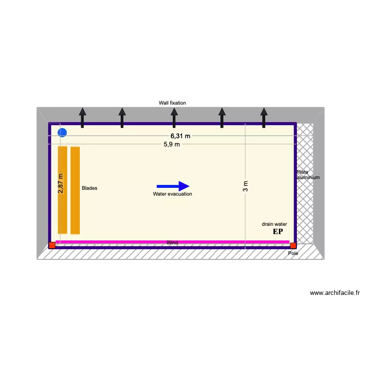 Gita balha. Floor plan with Gita balha. Floor plan with