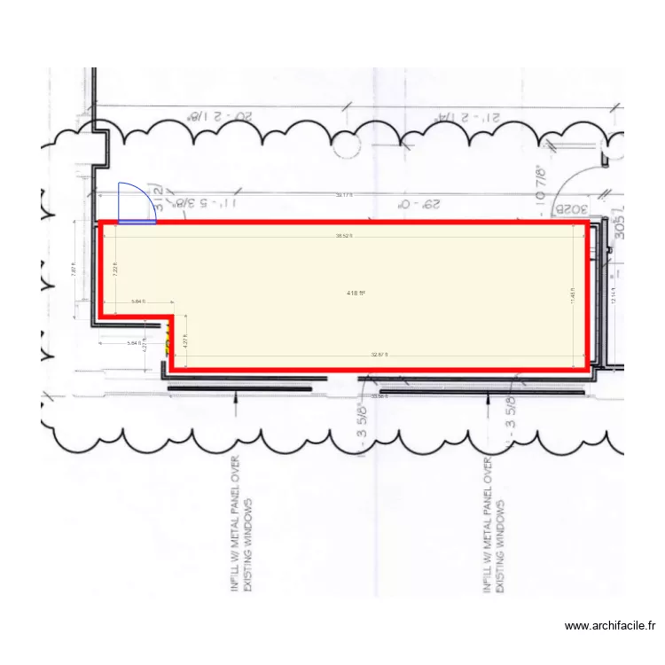 Brant Room 103. Floor plan with Brant Room 103. Floor plan with