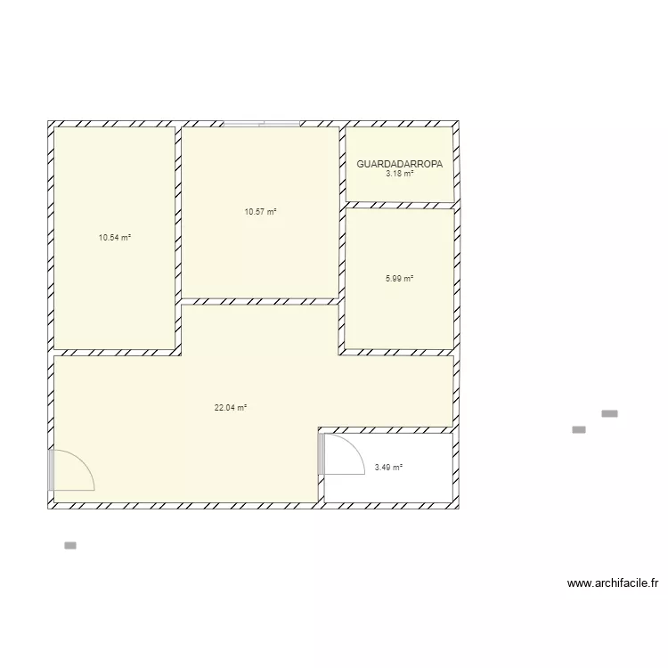MI CASA. Floor plan with 