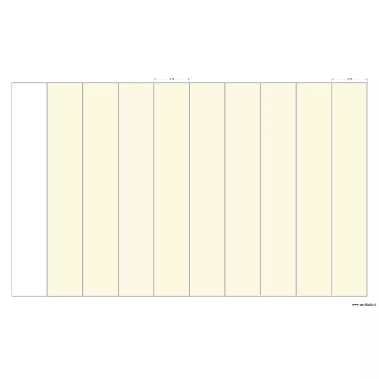 hangar acher. Floor plan with 