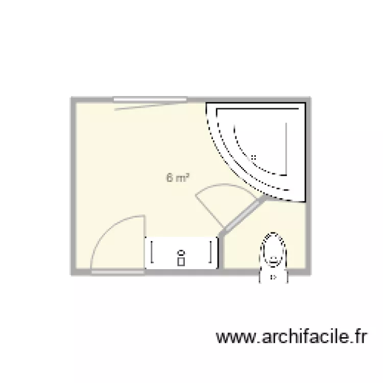 SALLE DE BAIN 3. Floor plan with SALLE DE BAIN 3. Floor plan with