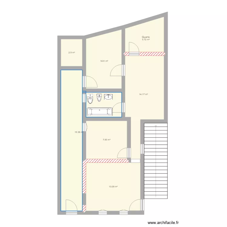 Gremio 16 0 demoli&ccedil;&otilde;es. Floor plan with 