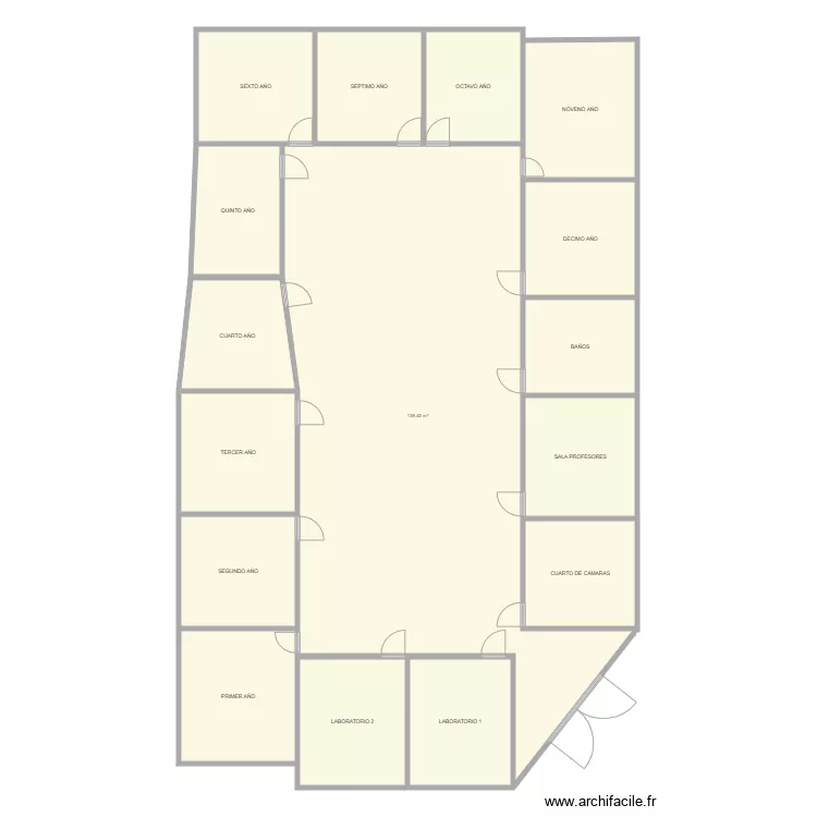 redes. Floor plan with 
