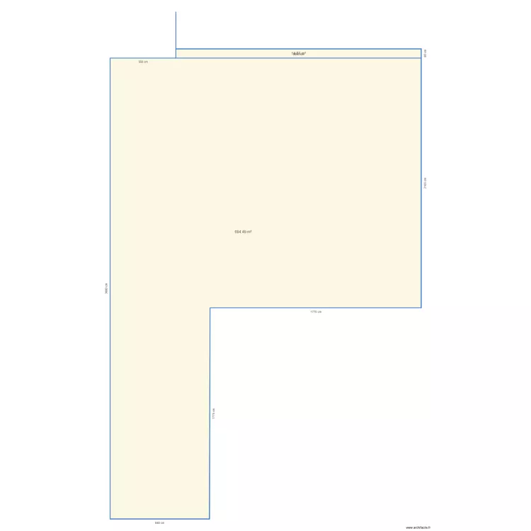 centrale &agrave; dechets CHUK. Floor plan with 