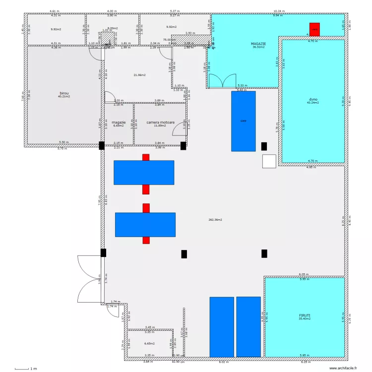 suprafata. Floor plan with 
