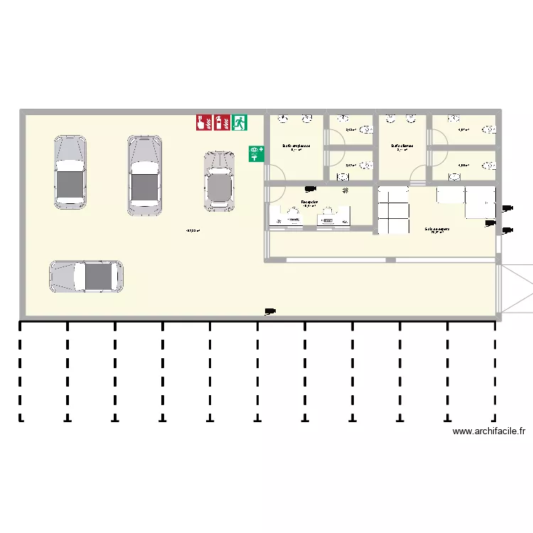 Taller. Floor plan with 