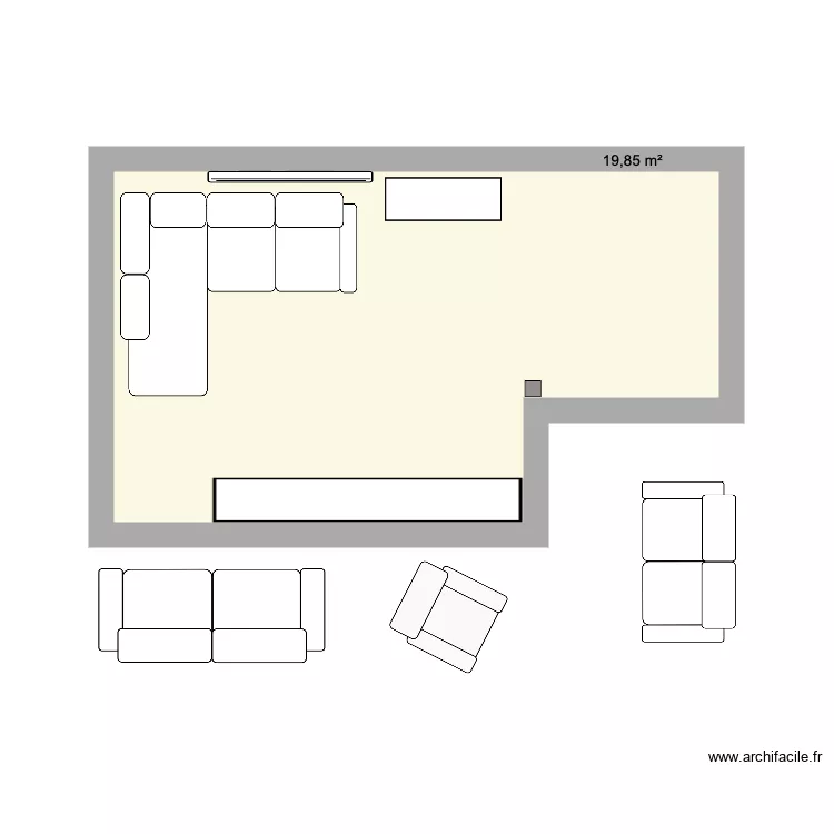 Living room Nic approved. Floor plan with 