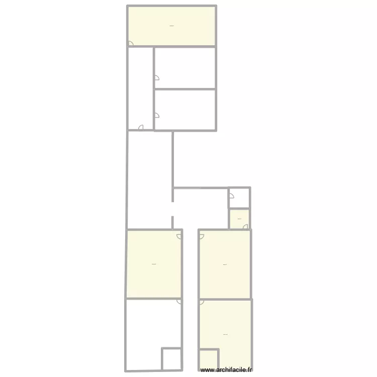 test. Floor plan with 5  and 448 m²