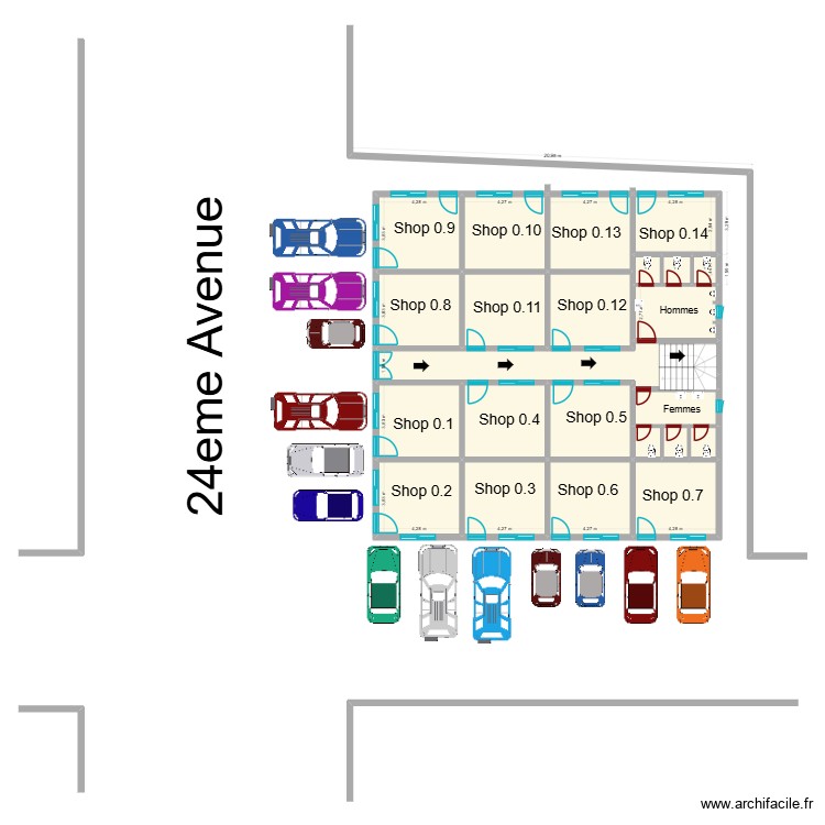 Yannick buyenzi rez de chaussee1820bis. Floor plan with 0 room and 0 m2