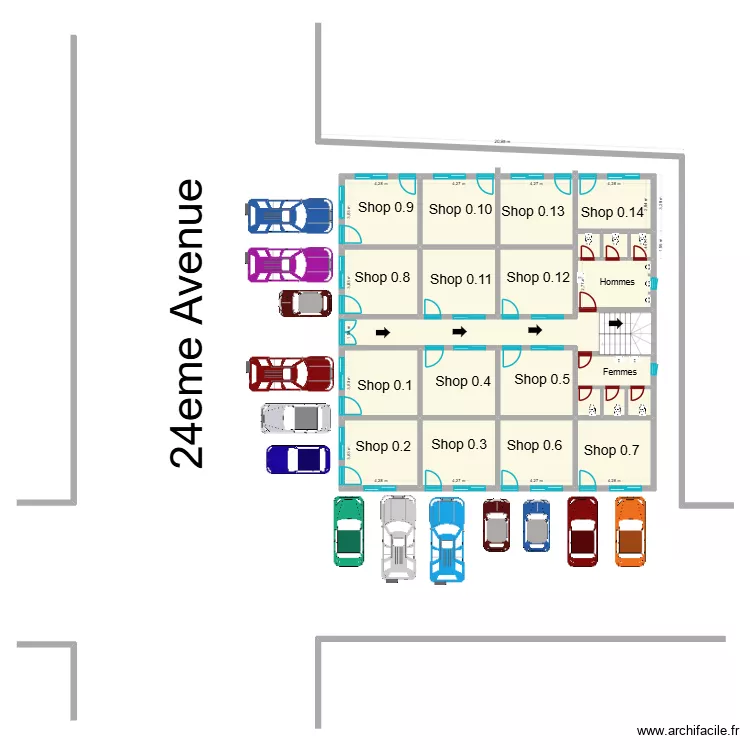 Yannick buyenzi rez de chaussee1820bis. Floor plan with 