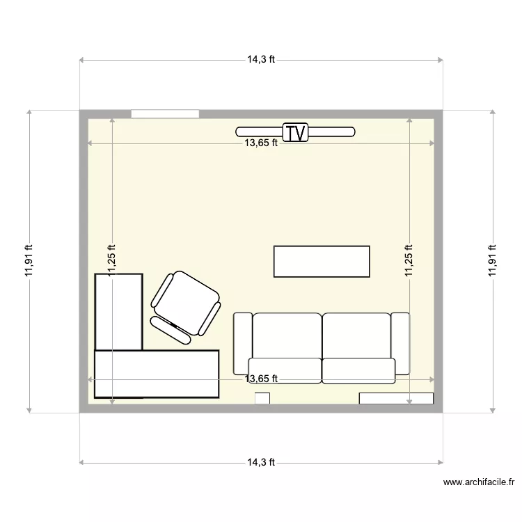 Basement Final . Floor plan with 