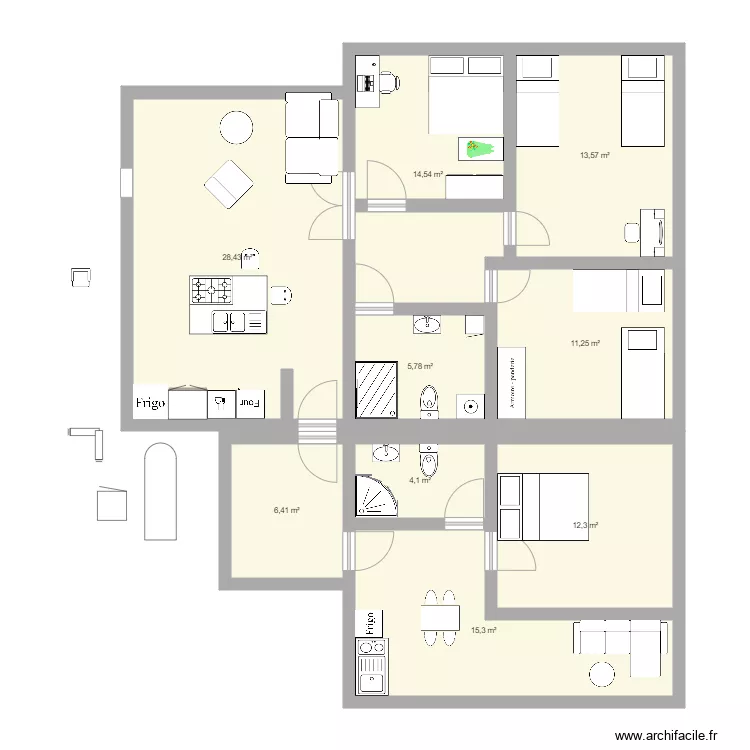 Marathos 2022 01 12b. Floor plan with 