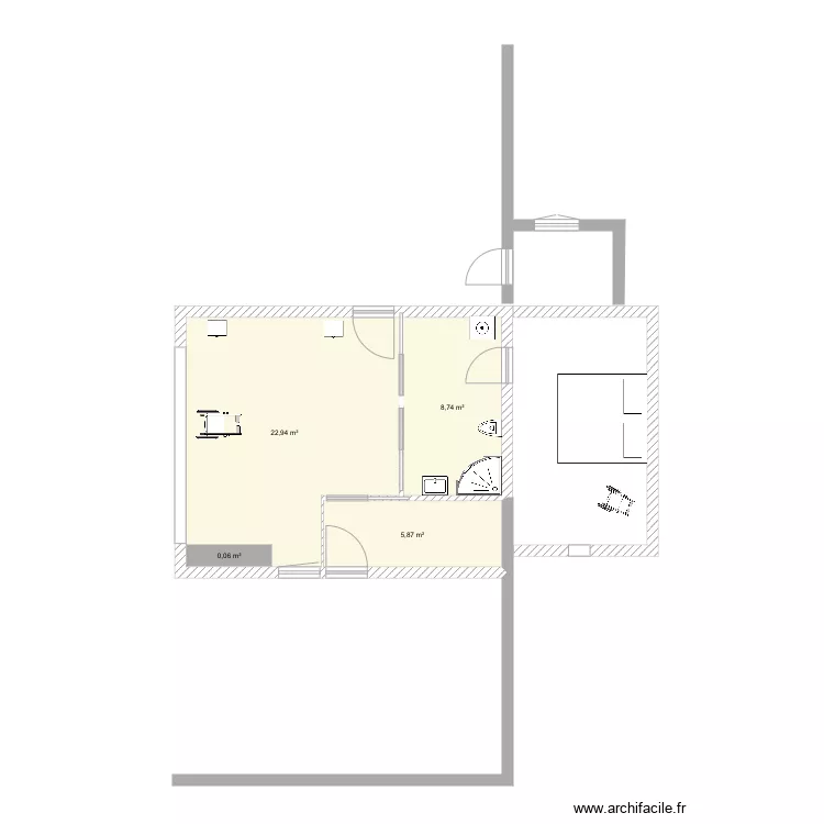 Plan FT8. Floor plan with 