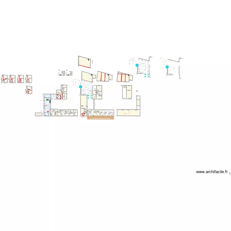 Valbonne Avec Travaux. Floor plan with 