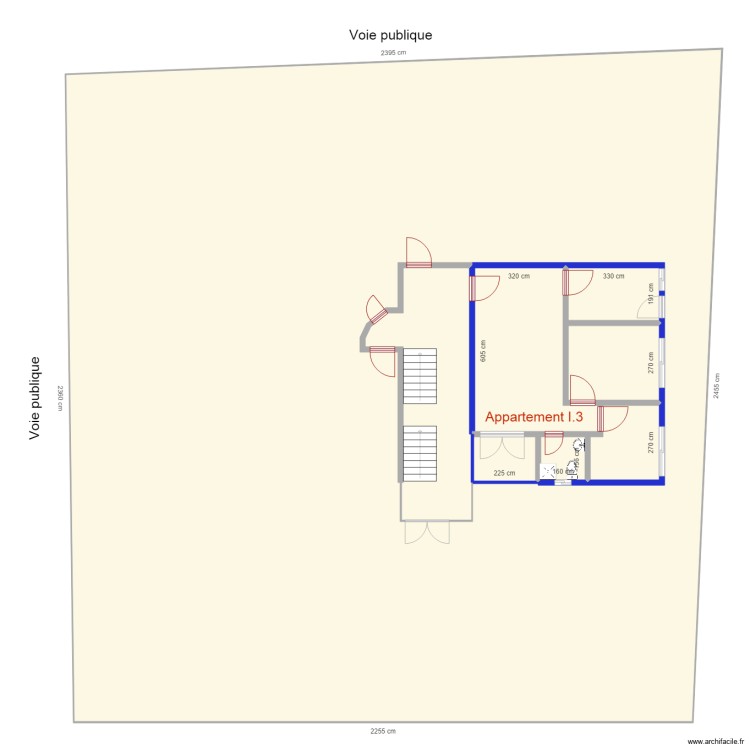 appartements I3. Floor plan with 0 room and 0 m2