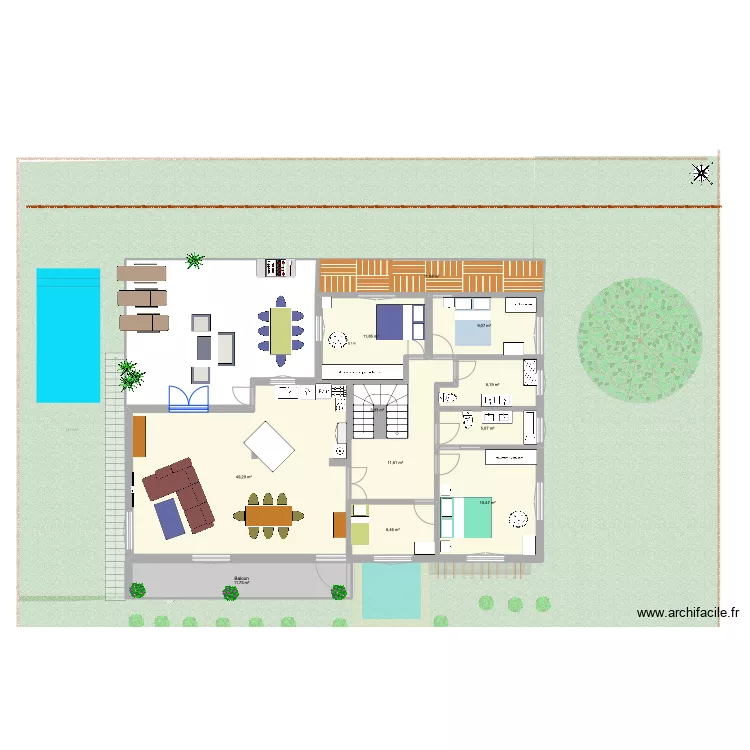 Ste Marie Idee 3. Floor plan with 