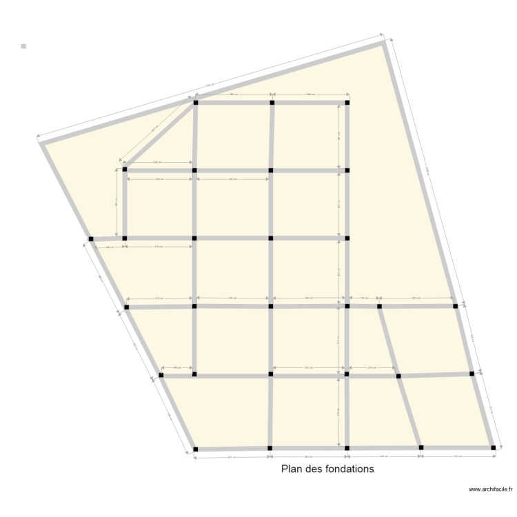 fondations v2. Floor plan with 0 room and 0 m2