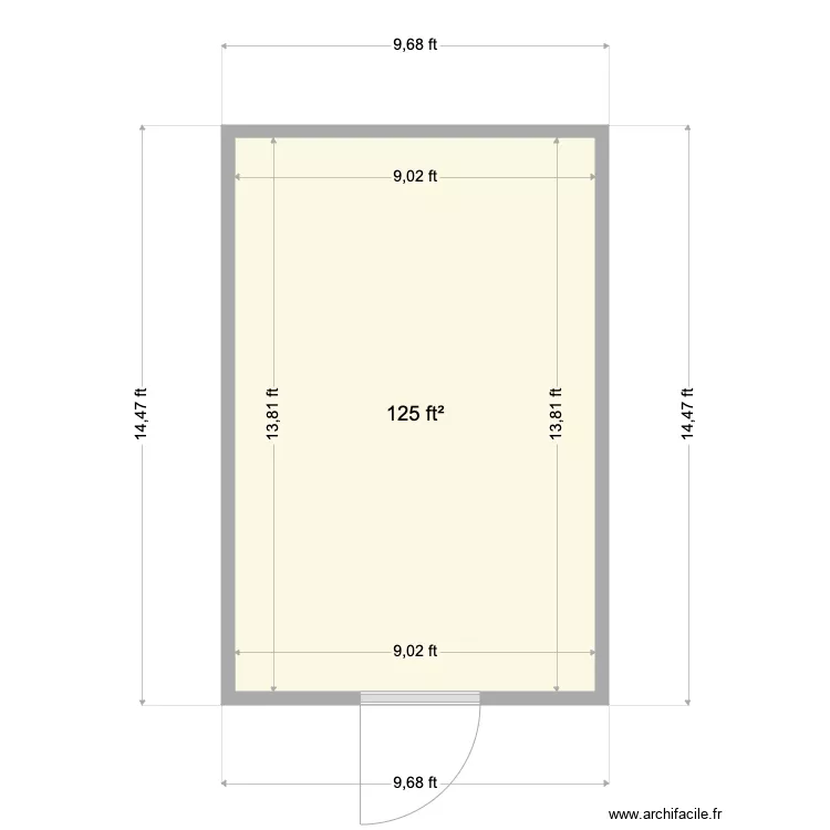 Luke 2 Room. Floor plan with 