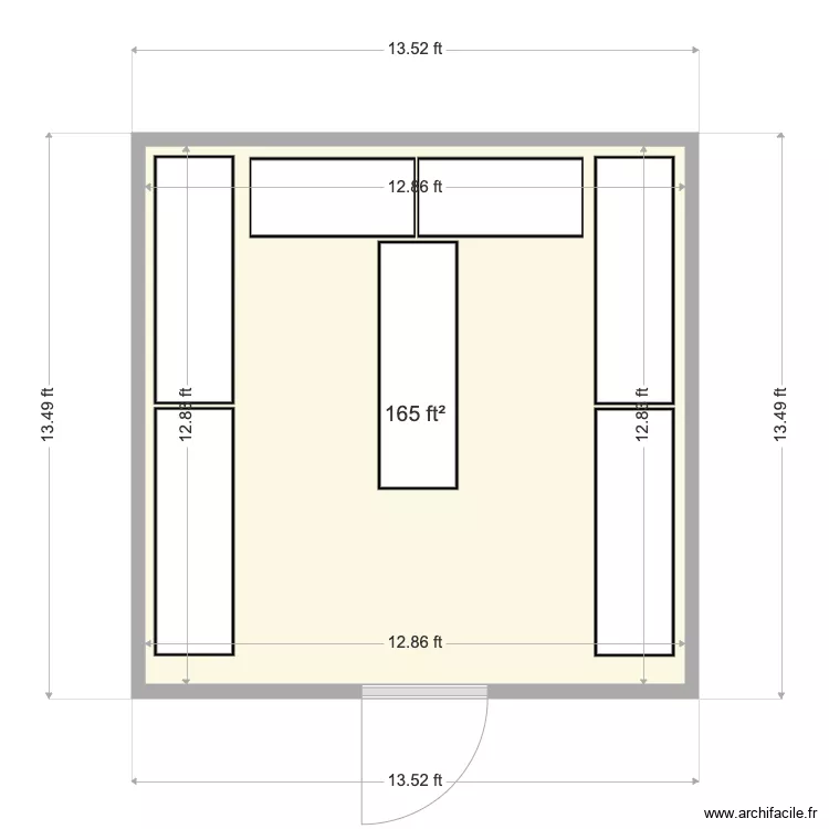 SII. Floor plan with 