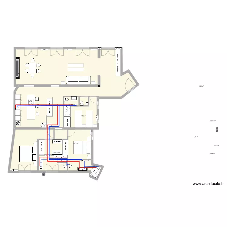 marquez riscal  2 fontaneria. Floor plan with 