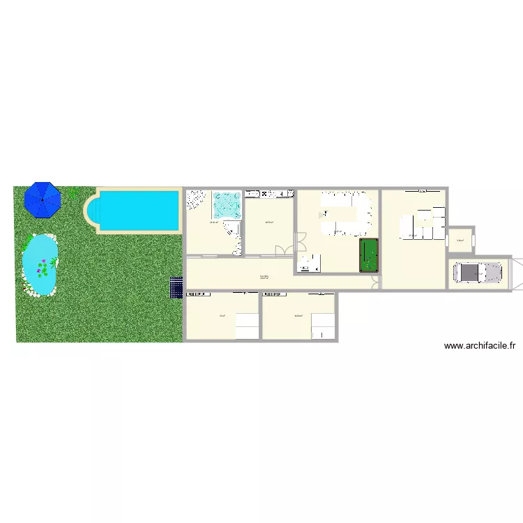 house i made 2. Floor plan with 