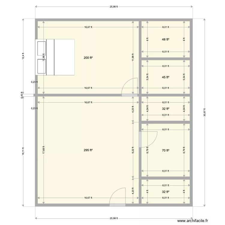 ist floor. Floor plan with 