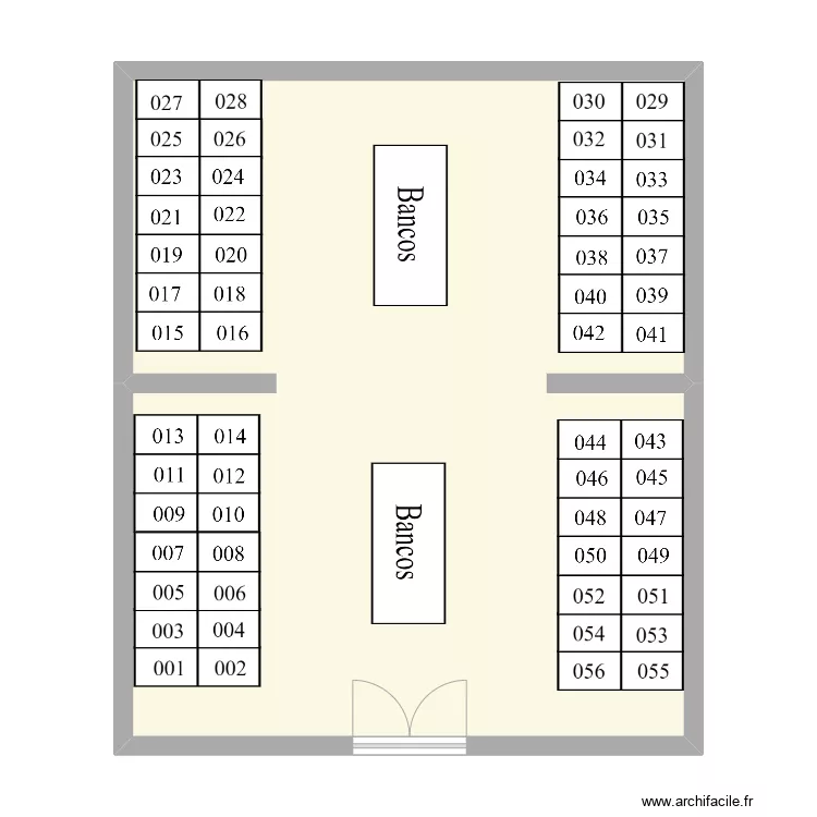 Becario . Floor plan with Becario . Floor plan with