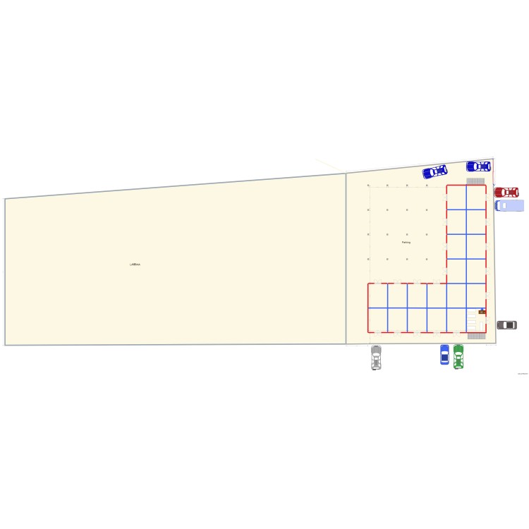 Rez de chauss&eacute;e Kigobe. Floor plan with 0 room and 0 m2