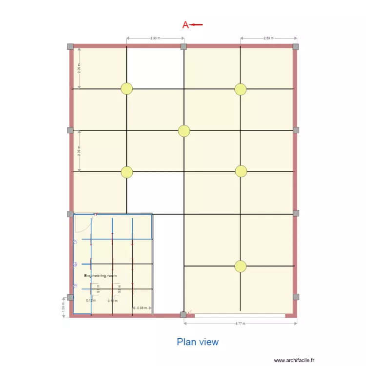 electrical design. Floor plan with 