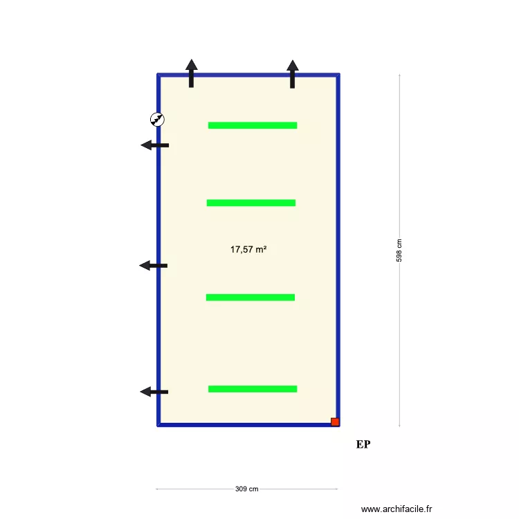 David Araujo. Floor plan with 