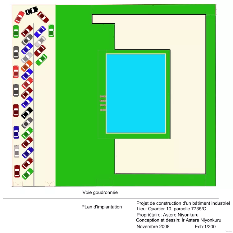 centre de loisir. Floor plan with 