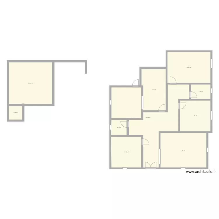 home 1. Floor plan with 
