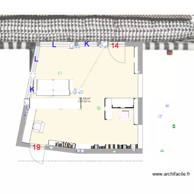 family room be a. Floor plan with 