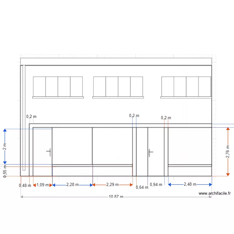 Ploemeur. Floor plan with Ploemeur. Floor plan with
