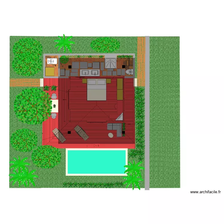 VILLA 15. Floor plan with 