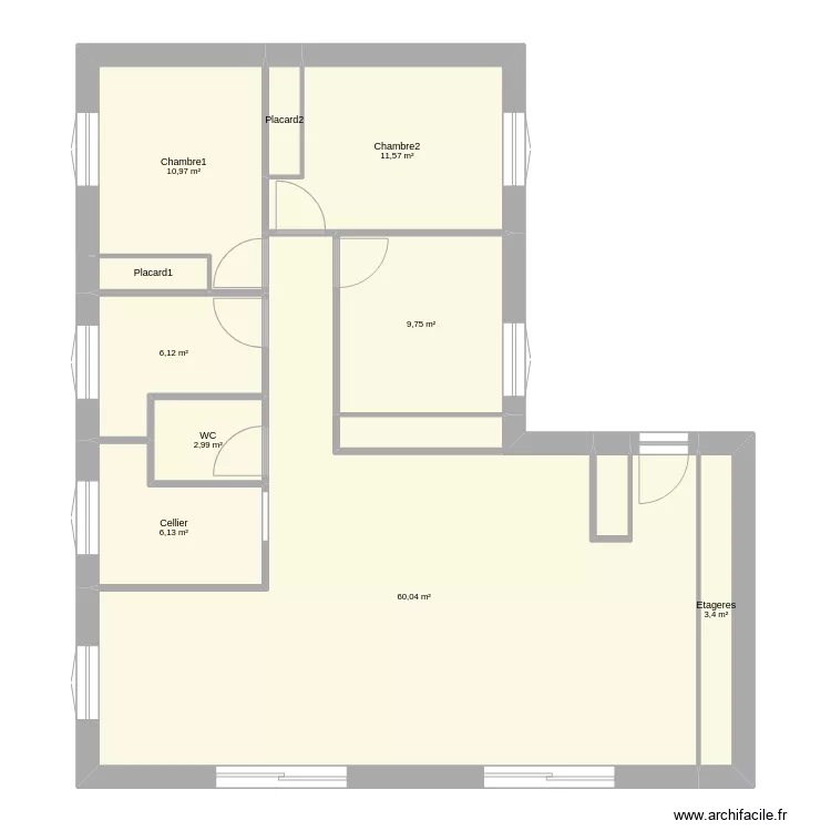 Home1. Floor plan with 
