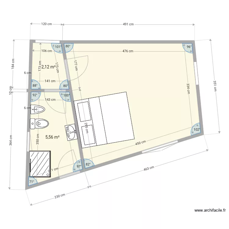 HP2. Floor plan with 