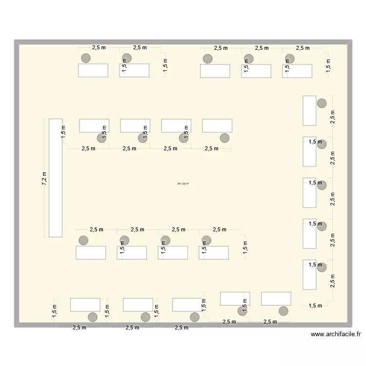 theatre forum sant&eacute;. Floor plan with 1 Room and 341 m²