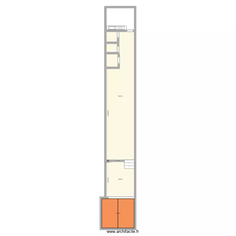 empório. Floor plan with 3 and 110 m² empório. Floor plan with 3 and 110 m²