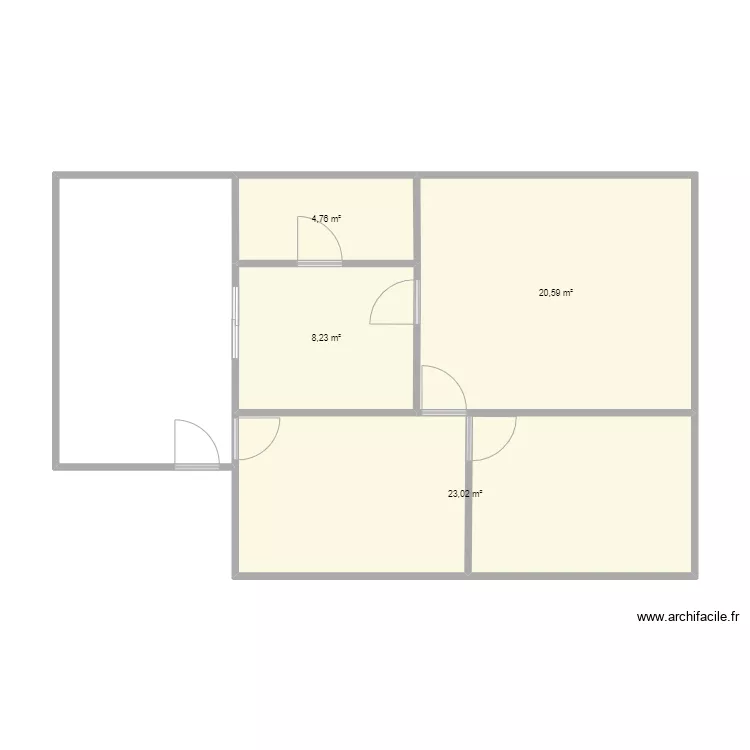 1.0. Floor plan with 