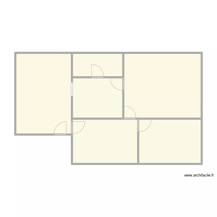 Plano Limpio 1.0. Floor plan with 