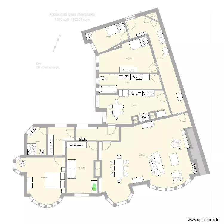 FitzJames version2. Floor plan with FitzJames version2. Floor plan with